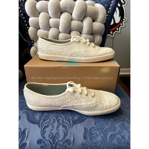 Keds x Kate Spade NY Champion Glitter Size 10/EU 41 NWT - Picture 2 of 6
